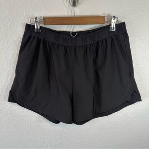 Madewell | Black Pull Up Shorts